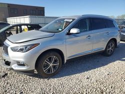 Salvage cars for sale from Copart Kansas City, KS: 2019 Infiniti QX60 Luxe