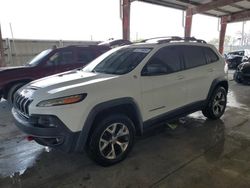Salvage cars for sale at Homestead, FL auction: 2015 Jeep Cherokee Trailhawk