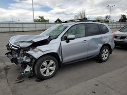 Salvage cars for sale from Copart Littleton, CO: 2016 Subaru Forester 2.5I Premium