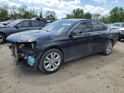 Chevrolet salvage cars for sale: 2017 Chevrolet Impala LT