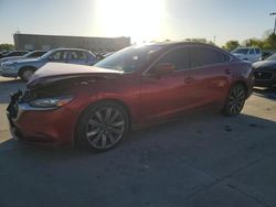 Salvage cars for sale at Wilmer, TX auction: 2018 Mazda 6 Grand Touring