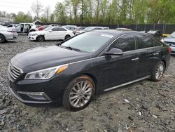 Salvage cars for sale from Copart Waldorf, MD: 2015 Hyundai Sonata Sport