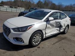 Salvage cars for sale at Assonet, MA auction: 2022 Hyundai Accent SE