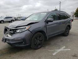 Salvage cars for sale at Rancho Cucamonga, CA auction: 2021 Honda Pilot SE