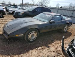 Salvage cars for sale at Hillsborough, NJ auction: 1987 Chevrolet Corvette