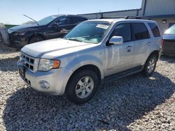 Salvage cars for sale at Wayland, MI auction: 2008 Ford Escape Limited