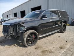 Salvage cars for sale at Jacksonville, FL auction: 2018 Cadillac Escalade ESV Premium Luxury