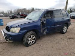 Vehiculos salvage en venta de Copart Pennsburg, PA: 2003 Toyota Highlander Limited