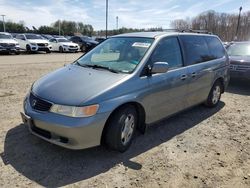 Honda Odyssey EX salvage cars for sale: 2001 Honda Odyssey EX