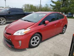 Salvage cars for sale at Lexington, KY auction: 2015 Toyota Prius