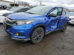 Salvage cars for sale at New Britain, CT auction: 2022 Honda HR-V Sport