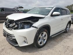 Salvage cars for sale at Houston, TX auction: 2019 Toyota Highlander Limited