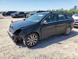 Salvage cars for sale at Houston, TX auction: 2013 Volkswagen Jetta TDI