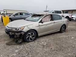 Honda Accord LX Vehiculos salvage en venta: 2016 Honda Accord LX