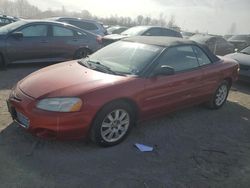 Chrysler Sebring Vehiculos salvage en venta: 2002 Chrysler Sebring GTC