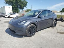 Salvage cars for sale from Copart Orlando, FL: 2022 Tesla Model Y