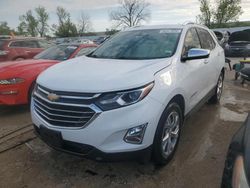 Salvage cars for sale at Bridgeton, MO auction: 2018 Chevrolet Equinox Premier