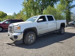 Salvage cars for sale from Copart Portland, OR: 2015 GMC Sierra C2500 SLE