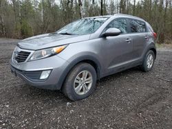 Salvage cars for sale from Copart Bowmanville, ON: 2013 KIA Sportage Base