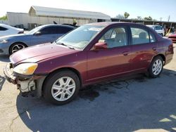 Salvage cars for sale from Copart Fresno, CA: 2003 Honda Civic EX