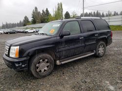 Salvage cars for sale from Copart Graham, WA: 2005 Cadillac Escalade Luxury