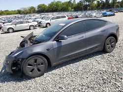 Salvage cars for sale at Byron, GA auction: 2023 Tesla Model 3
