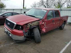 Salvage trucks for sale at Moraine, OH auction: 2008 Ford F150 Supercrew