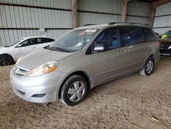 Salvage cars for sale from Copart Houston, TX: 2006 Toyota Sienna CE