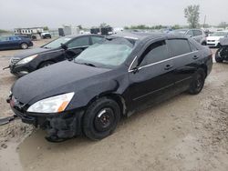 Salvage cars for sale from Copart Kansas City, KS: 2004 Honda Accord LX