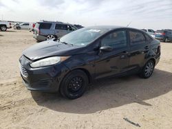 Salvage cars for sale from Copart Amarillo, TX: 2015 Ford Fiesta S