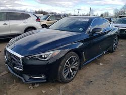 Salvage cars for sale at Hillsborough, NJ auction: 2022 Infiniti Q60 Luxe
