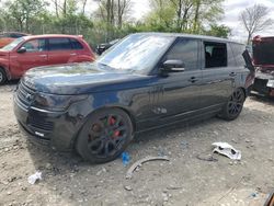 Land Rover salvage cars for sale: 2015 Land Rover Range Rover Supercharged