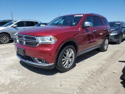 Salvage cars for sale from Copart Haslet, TX: 2014 Dodge Durango Citadel