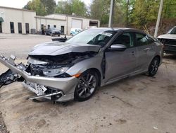 Honda salvage cars for sale: 2021 Honda Civic EX