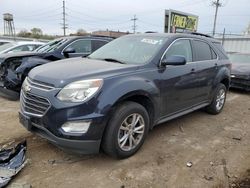 Salvage cars for sale at Chicago Heights, IL auction: 2016 Chevrolet Equinox LT
