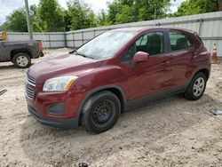 Salvage cars for sale from Copart Midway, FL: 2016 Chevrolet Trax LS