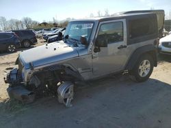 Salvage cars for sale from Copart Duryea, PA: 2016 Jeep Wrangler Sport