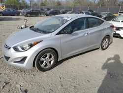 Salvage cars for sale from Copart Waldorf, MD: 2015 Hyundai Elantra SE