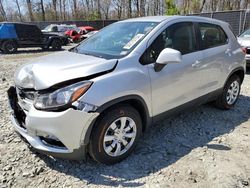 Salvage cars for sale at Waldorf, MD auction: 2017 Chevrolet Trax LS