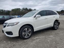 Salvage cars for sale at Mendon, MA auction: 2016 Acura RDX Advance
