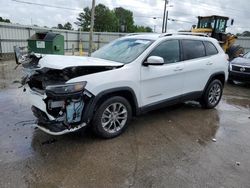 Jeep Grand Cherokee salvage cars for sale: 2020 Jeep Cherokee Latitude Plus