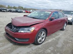 Salvage cars for sale at Cahokia Heights, IL auction: 2015 Volkswagen Passat SE