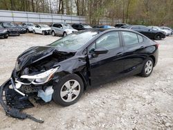 Salvage cars for sale at Mendon, MA auction: 2017 Chevrolet Cruze LS