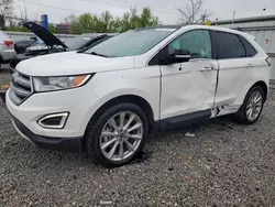Salvage cars for sale from Copart Walton, KY: 2017 Ford Edge Titanium