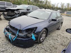 Salvage cars for sale at Waldorf, MD auction: 2007 Honda Accord EX