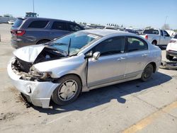 Salvage cars for sale from Copart Sacramento, CA: 2009 Honda Civic Hybrid
