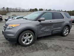 Salvage cars for sale at Exeter, RI auction: 2012 Ford Explorer Limited