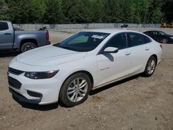 Salvage cars for sale at Gainesville, GA auction: 2018 Chevrolet Malibu LT