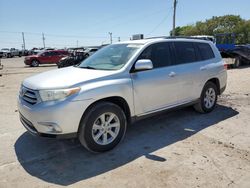 Toyota Highlander salvage cars for sale: 2012 Toyota Highlander Base