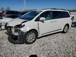 Salvage cars for sale at Wayland, MI auction: 2013 Toyota Sienna XLE